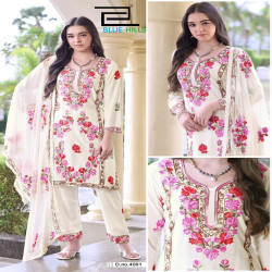 Embroidered Rayon Salwar Suit Set